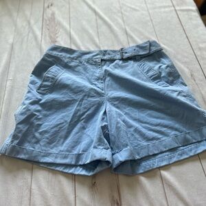 Talbots Size 12 Light Blue Women's Shorts